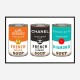 Fashion Soups Wall Art Fashion Soups Wall Art