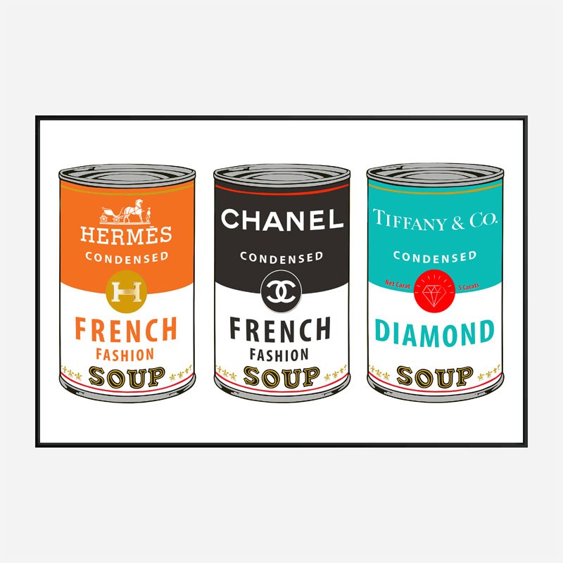 Fashion Soups Wall Art Fashion Soups Wall Art
