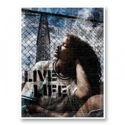 Live Life Art Print