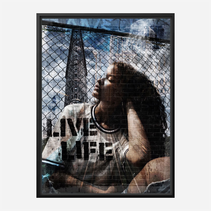 Live Life Art Print