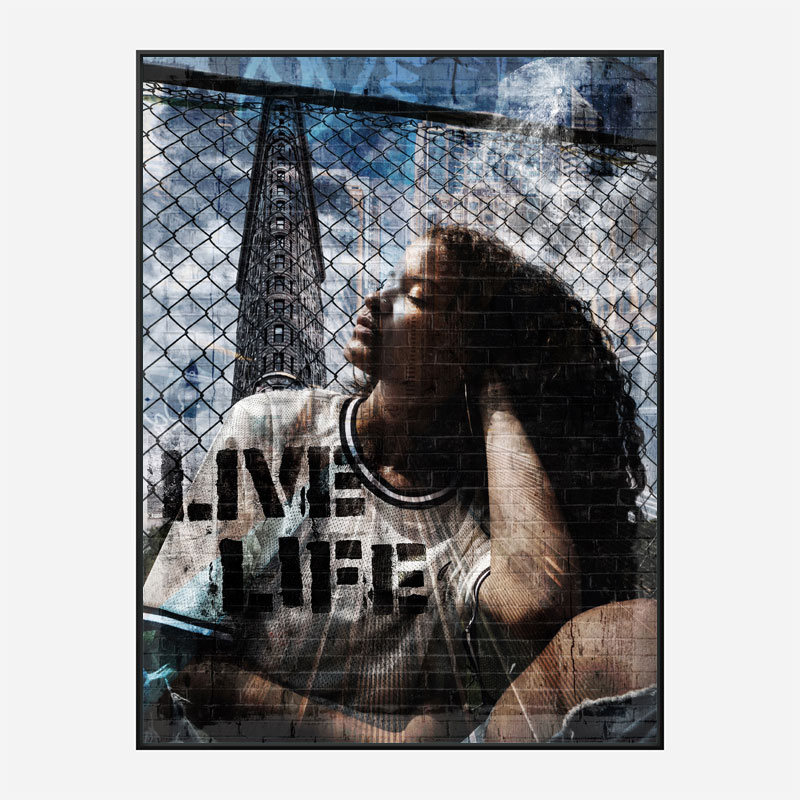 Live Life Art Print