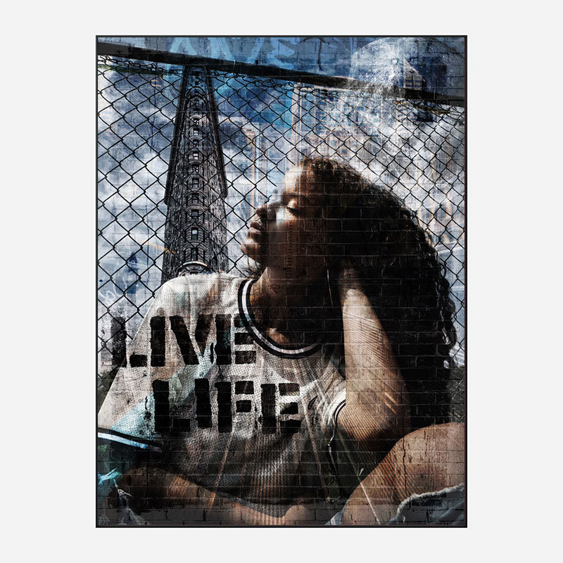 Live Life Art Print