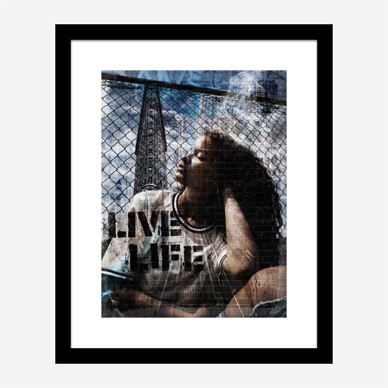 Live Life Art Print