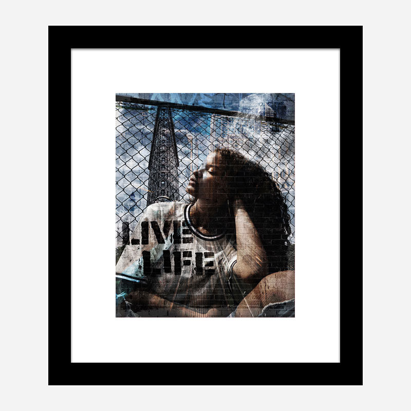 Live Life Art Print