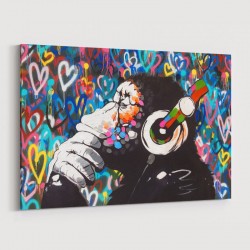 DJ Gorilla Love Wall Art