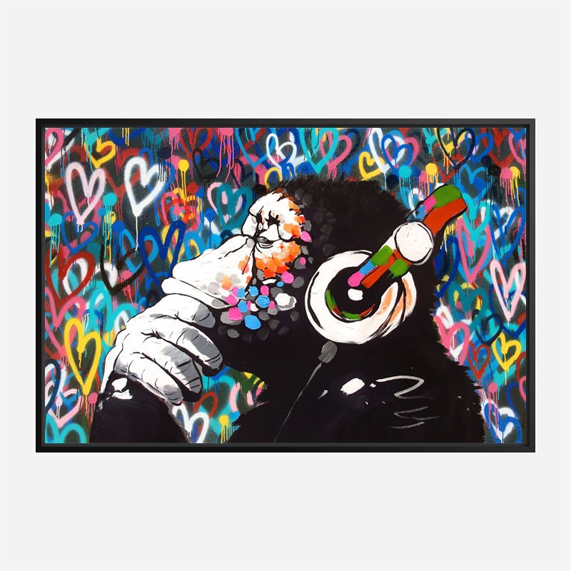 DJ Gorilla Love Wall Art