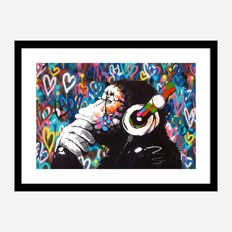 DJ Gorilla Love Wall Art