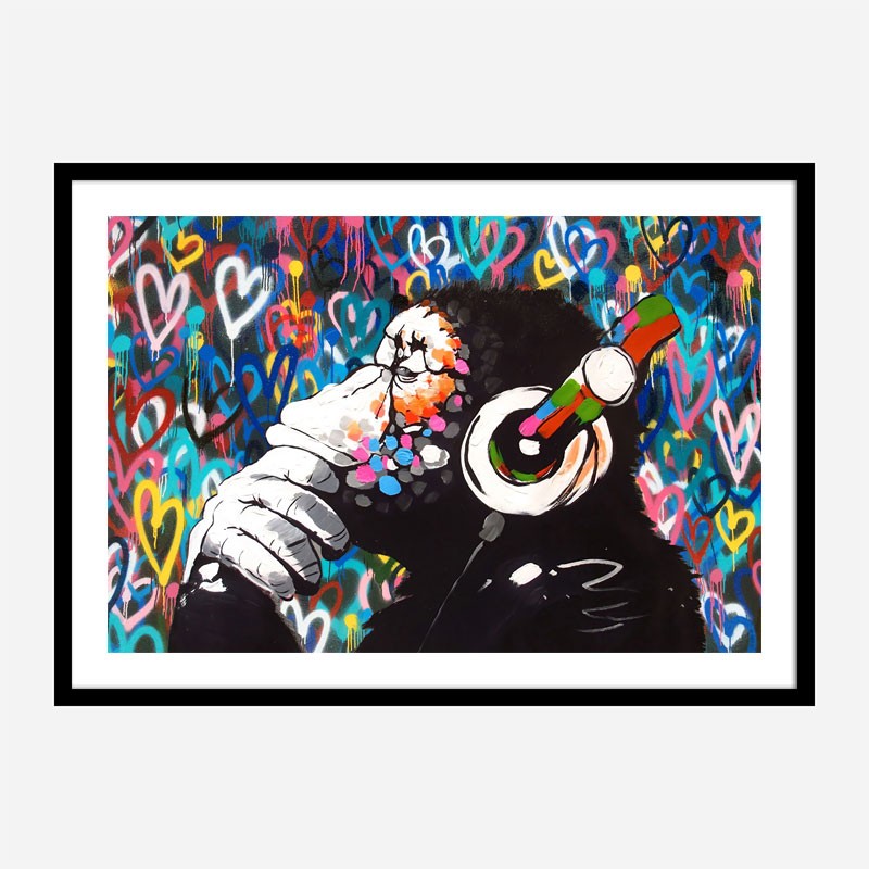 DJ Gorilla Love Wall Art