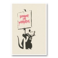 Because I'm Worthless Banksy Art Print