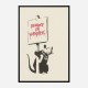 Because I'm Worthless Banksy Art Print