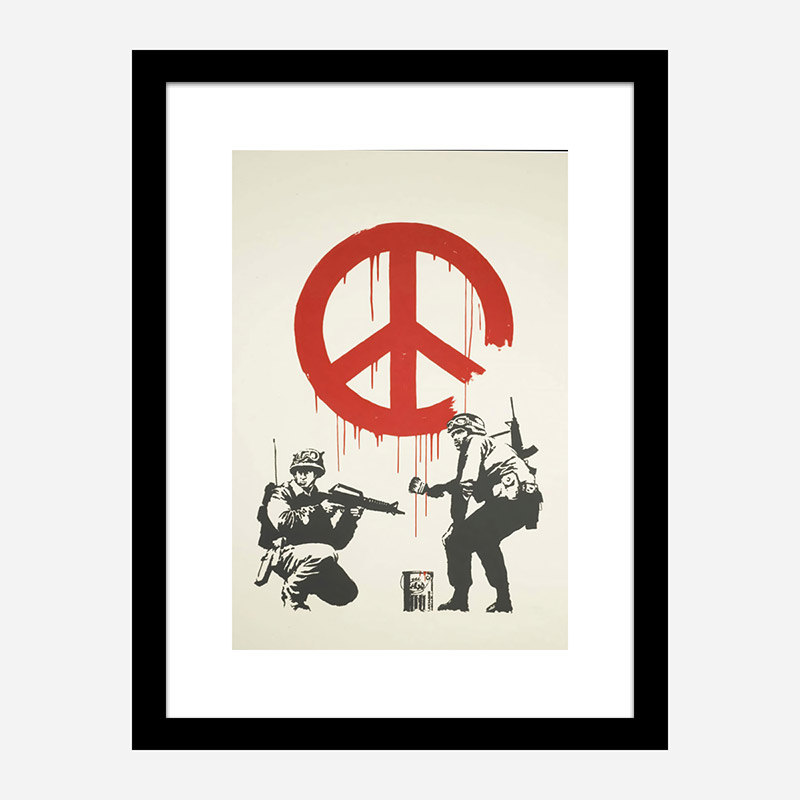 CND Soldiers Banksy Art Print