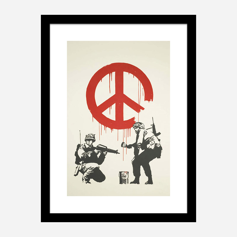 CND Soldiers Banksy Art Print