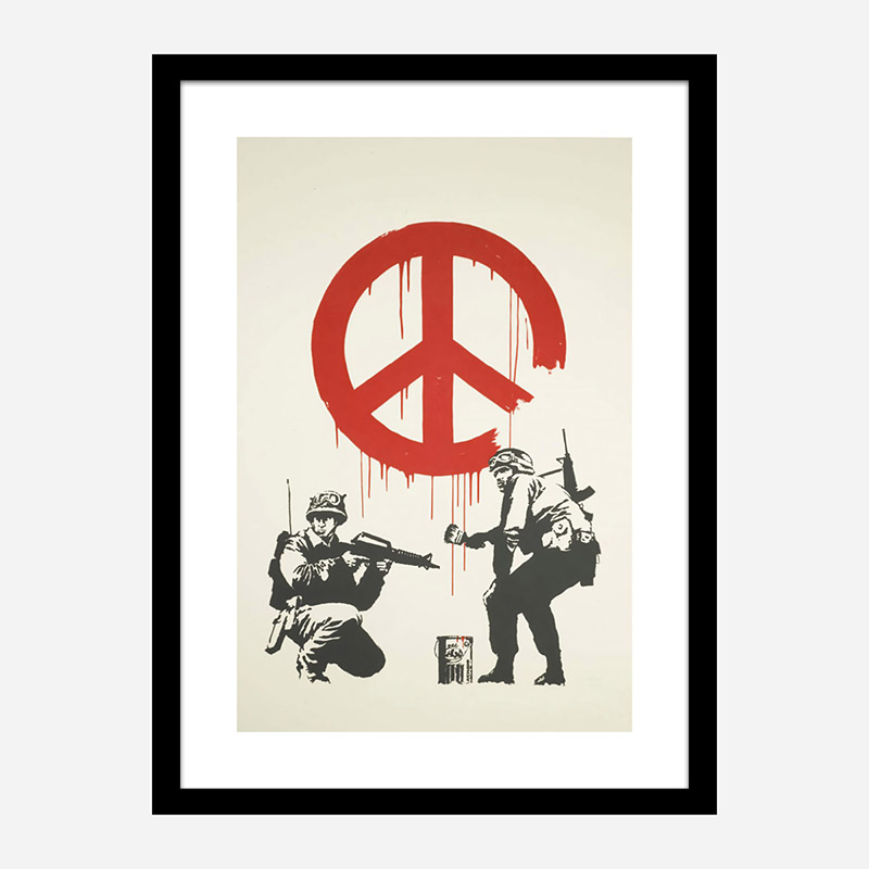 CND Soldiers Banksy Art Print