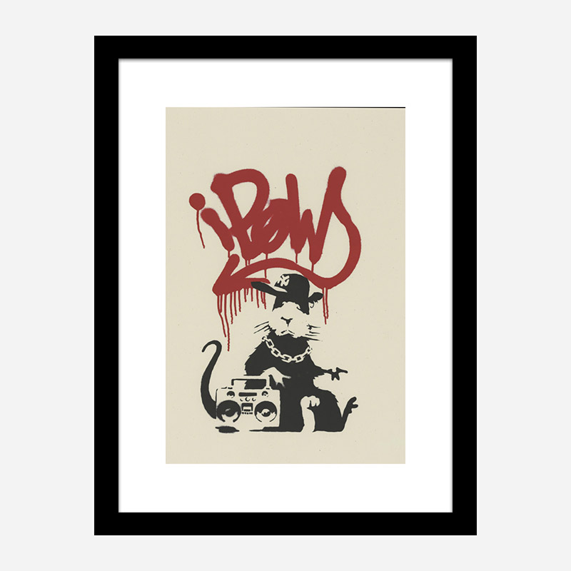 Gangsta Rat Banksy Art Print