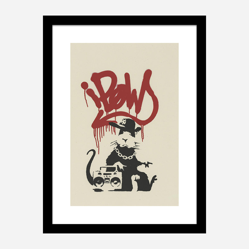 Gangsta Rat Banksy Art Print