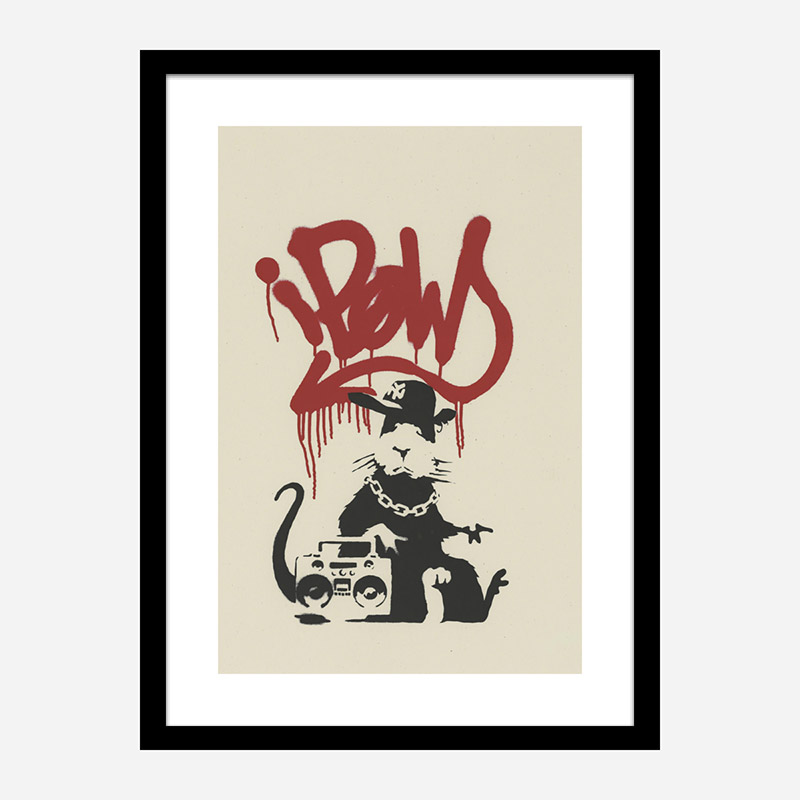 Gangsta Rat Banksy Art Print