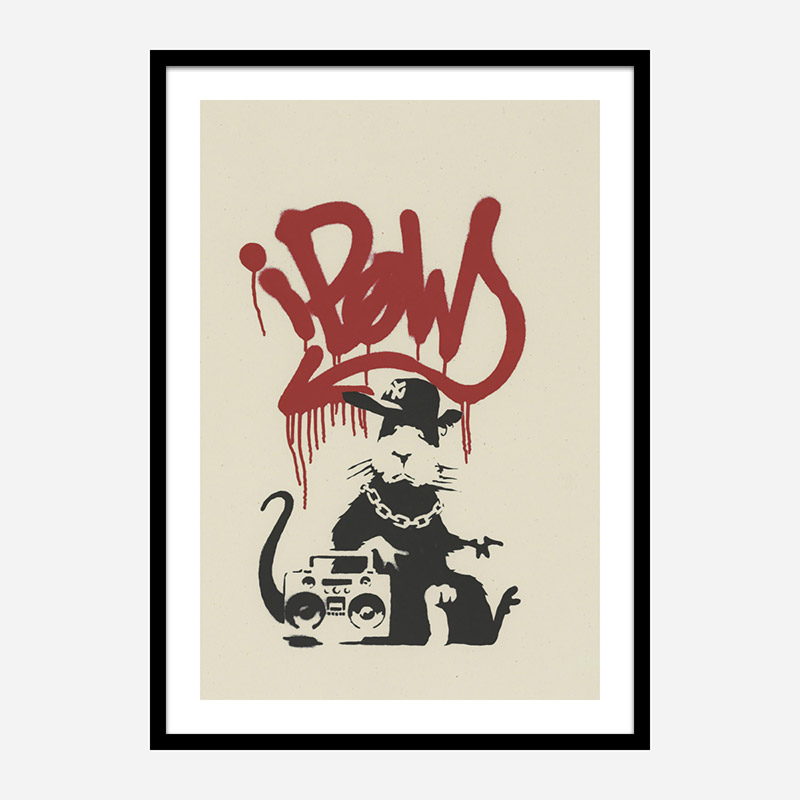 Gangsta Rat Banksy Art Print