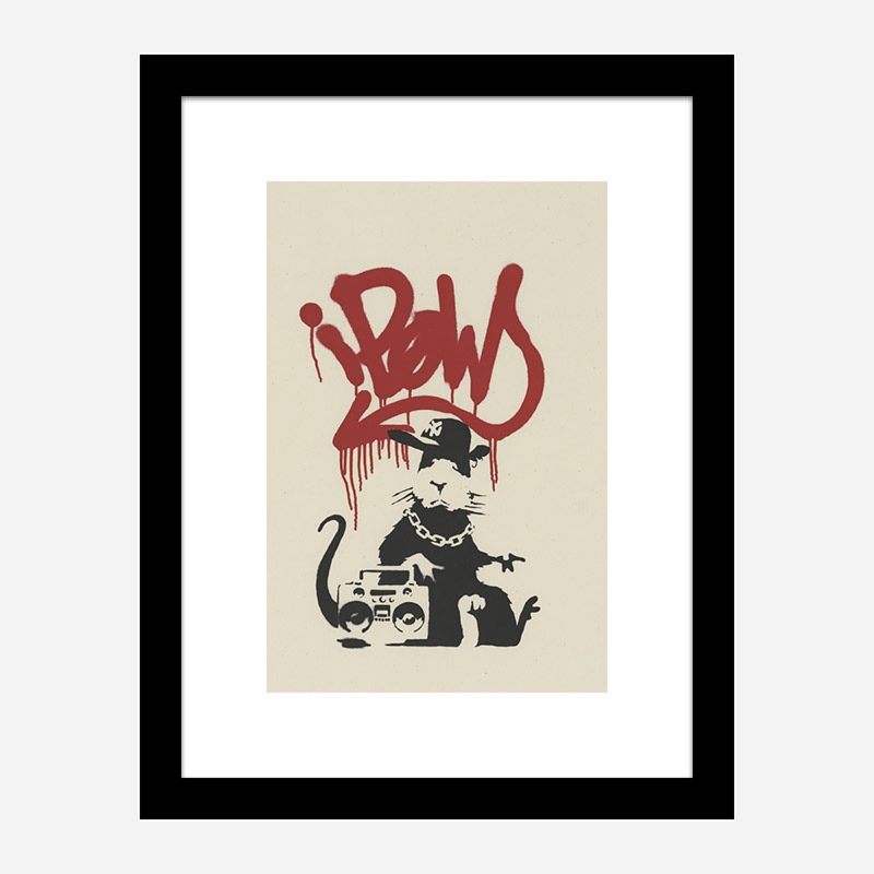 Gangsta Rat Banksy Art Print