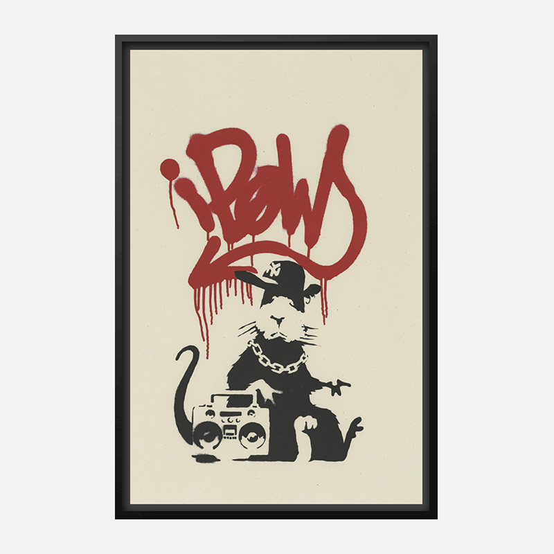 Gangsta Rat Banksy Art Print