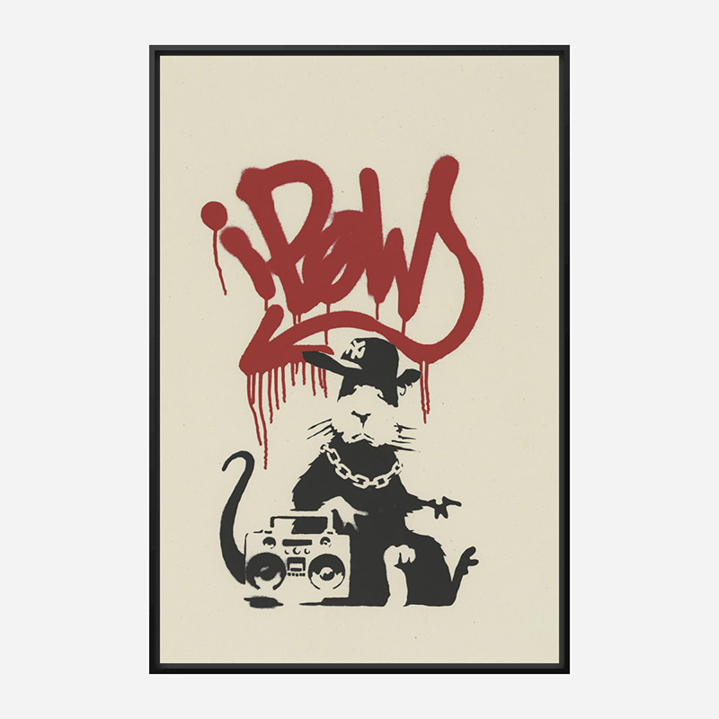 Gangsta Rat Banksy Art Print