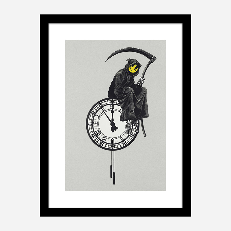 Banksy Grin Reaper *DISCOUNTED OFFERS*  A3 Poster Print A4