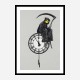 Grin Reaper Banksy Art Print