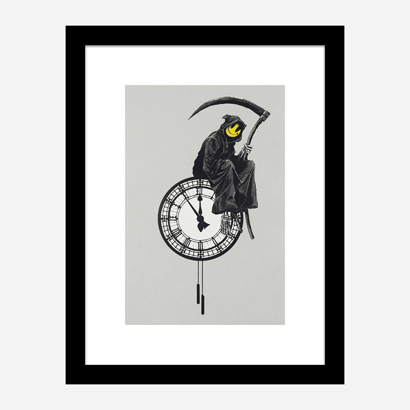 Grin Reaper Banksy Art Print