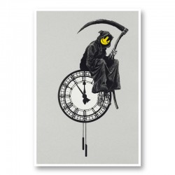Grin Reaper Banksy Art Print