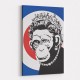 Monkey Queen Banksy Art Print