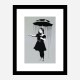  Nola Grey Rain Banksy Art Print