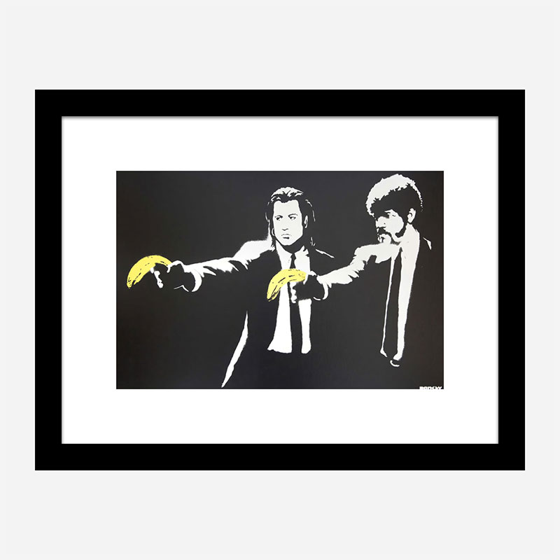 Pulp Fiction Banksy Wall Art