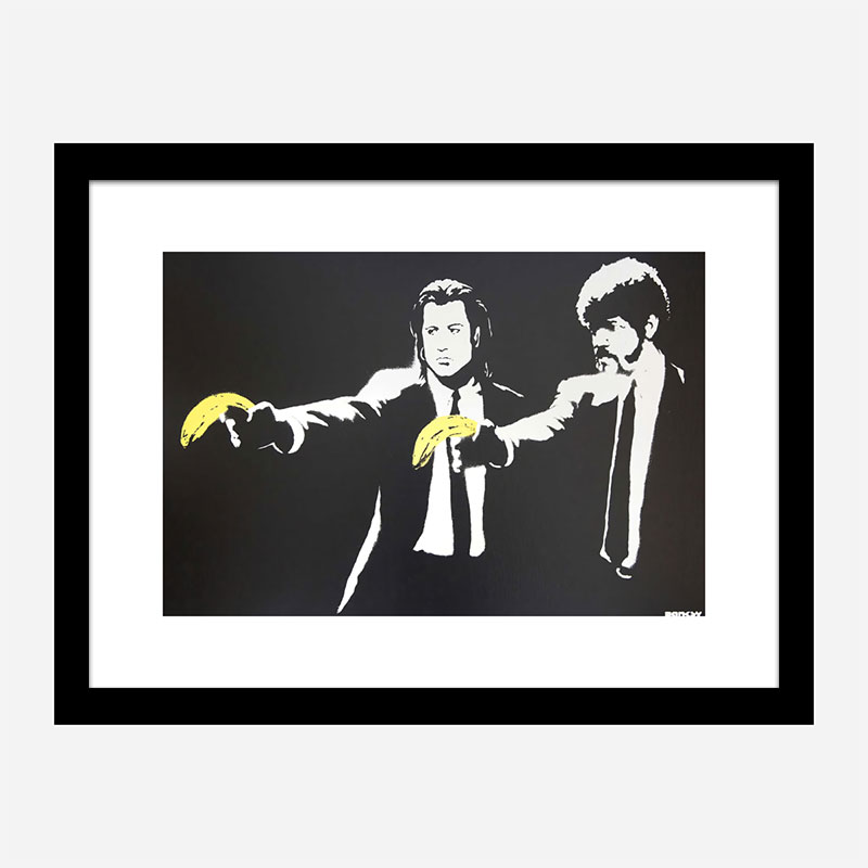 Pulp Fiction Banksy Wall Art