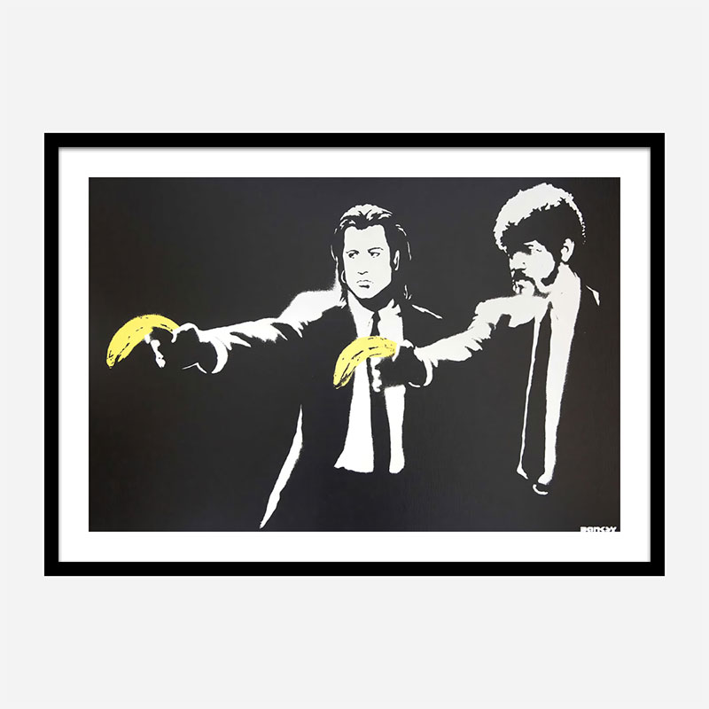 Pulp Fiction Banksy Wall Art