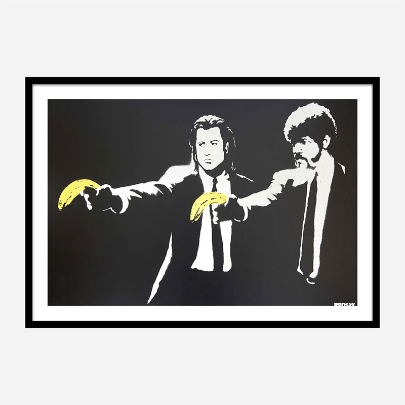 A1 - A5 SIZES AVAILABLE BANKSY PULP FICTION GLOSSY WALL ART POSTER PRINT