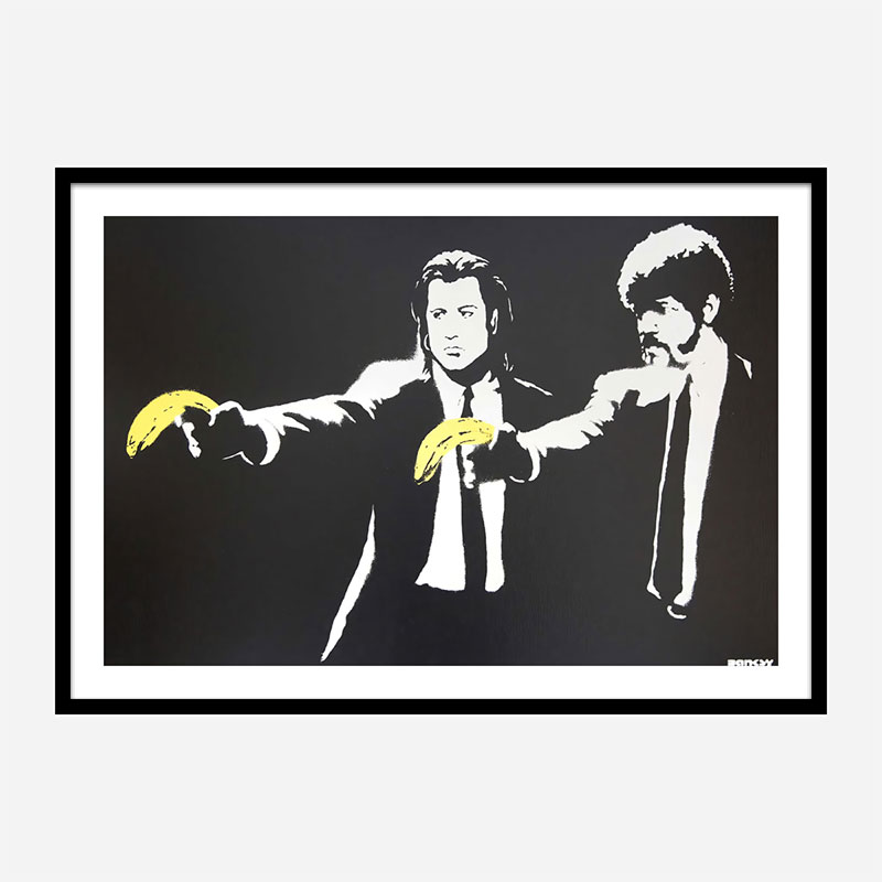 Pulp Fiction Banksy Wall Art