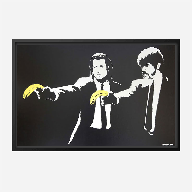 Pulp Fiction Banksy Wall Art