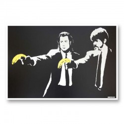 Pulp Fiction Banksy Wall Art