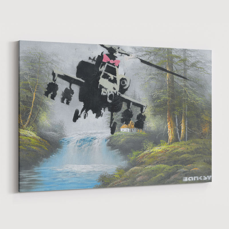 Corrupted Oil Banksy Wall Art