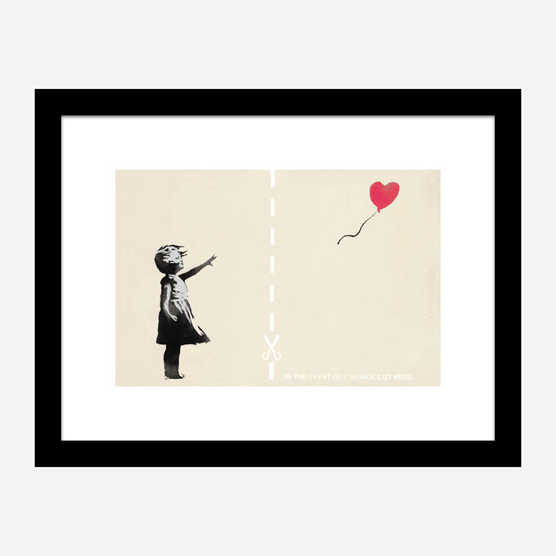 In The Event Of A Divorce Cut Here Banksy Wall Art
