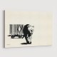 Barcode Leopard Banksy Wall Art