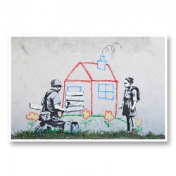 Crayon for Closure Banksy Wall Art