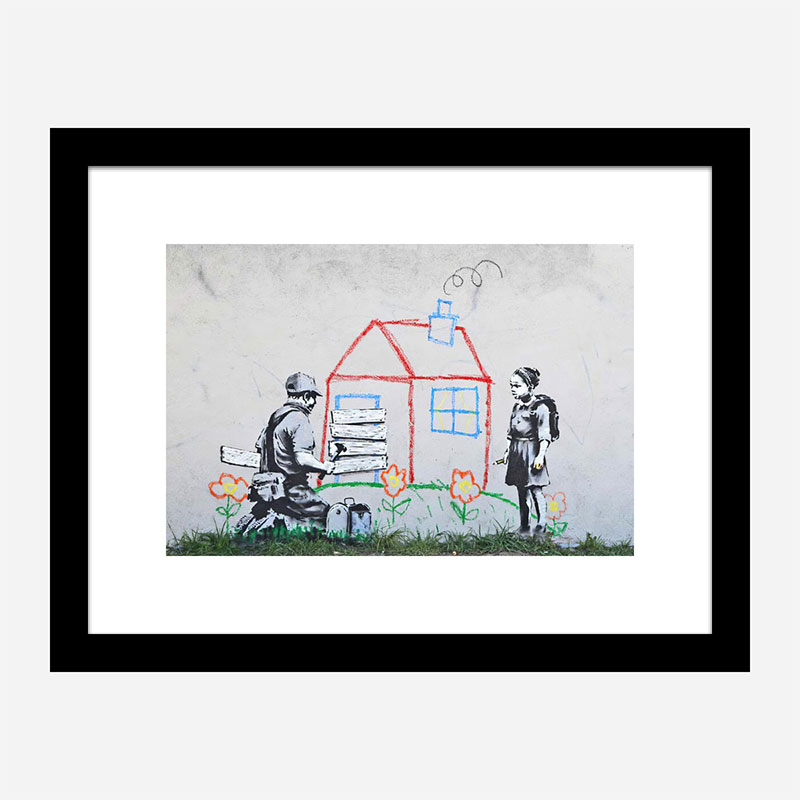 Crayon for Closure Banksy Wall Art