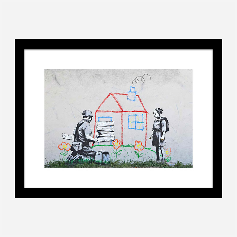 Crayon for Closure Banksy Wall Art