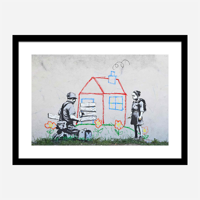 Crayon for Closure Banksy Wall Art