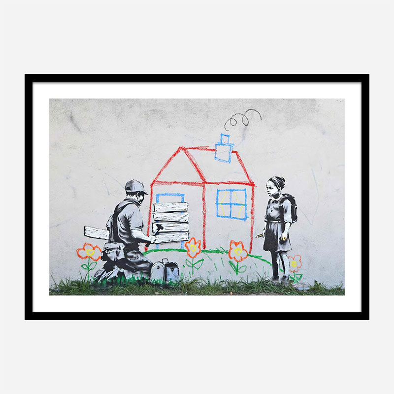 Crayon for Closure Banksy Wall Art