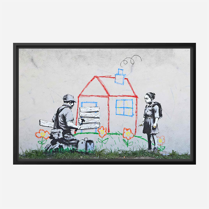 Crayon for Closure Banksy Wall Art