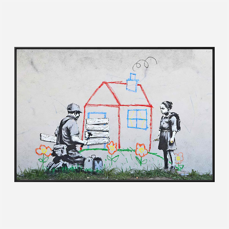 Crayon for Closure Banksy Wall Art