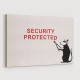 Security Protected Banksy Wall Art