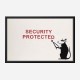 Security Protected Banksy Wall Art