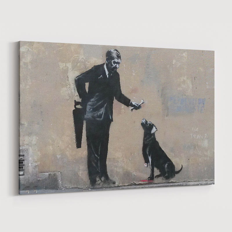 The Hand That Feeds Banksy Wall Art